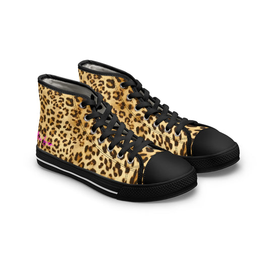 Leopard Love Women's High Top Sneakers