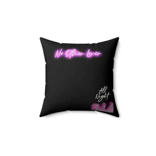 All Night Square Pillow