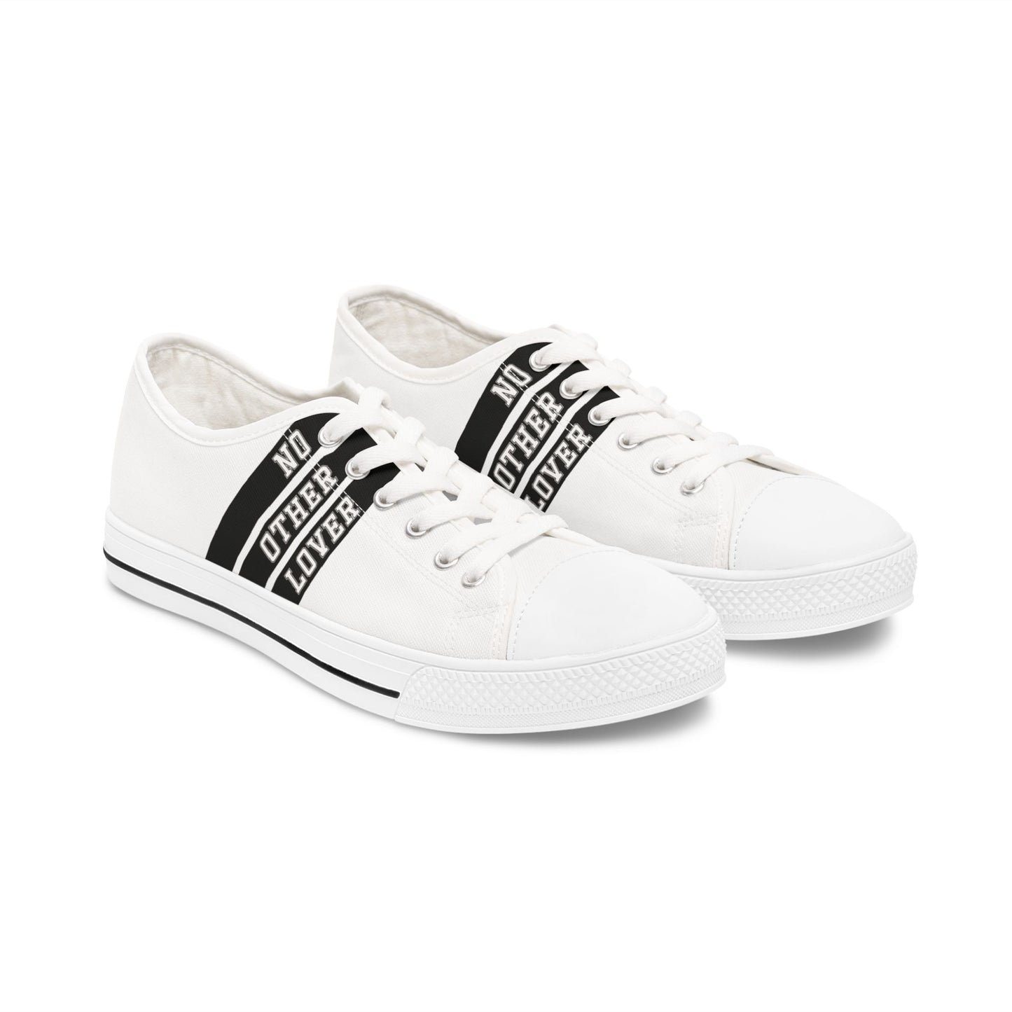 No Other Lover Logo Stripe Women's Low Top Sneakers