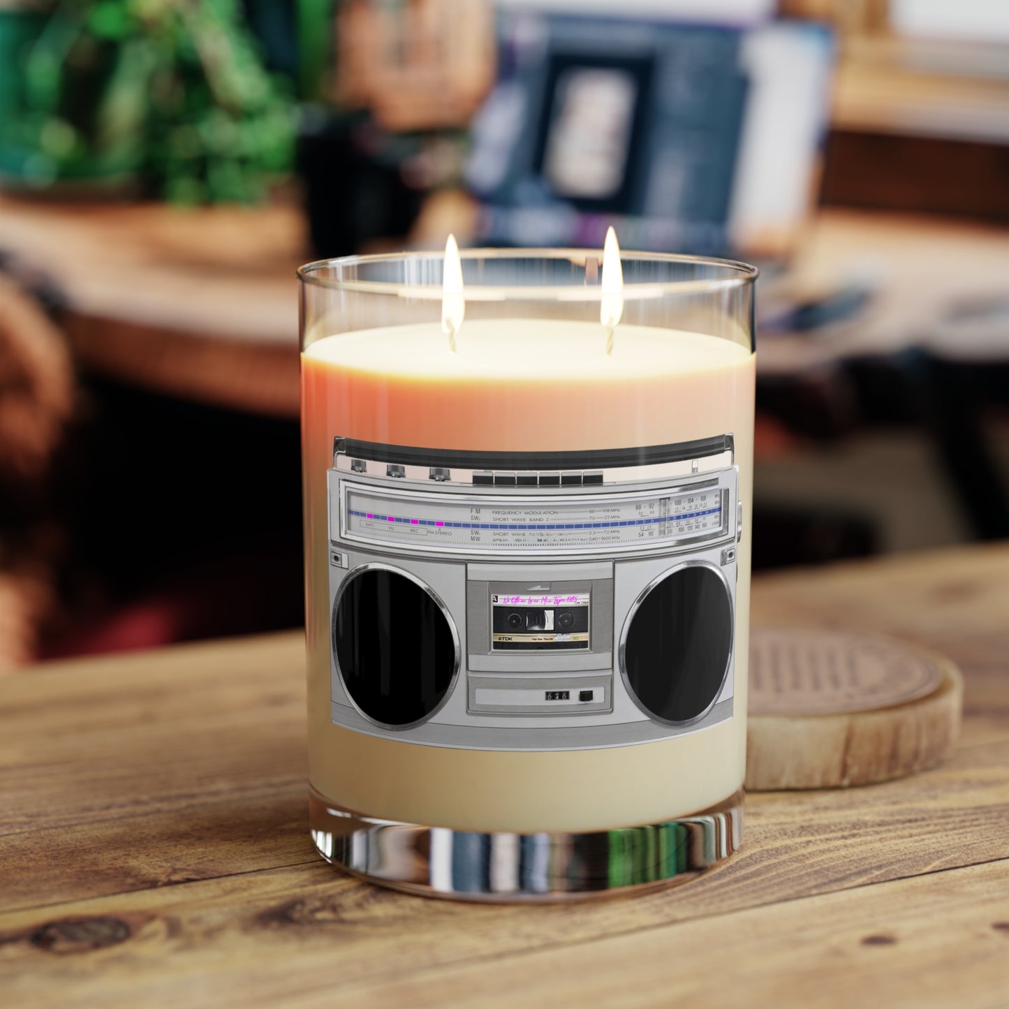 Ghetto Blaster 'Boombox' Scented Candle – White Tea & Fig