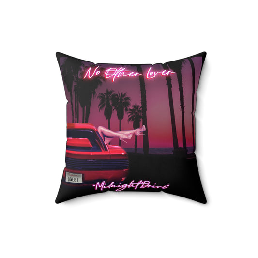 Midnight Drive Square Pillow Cushion