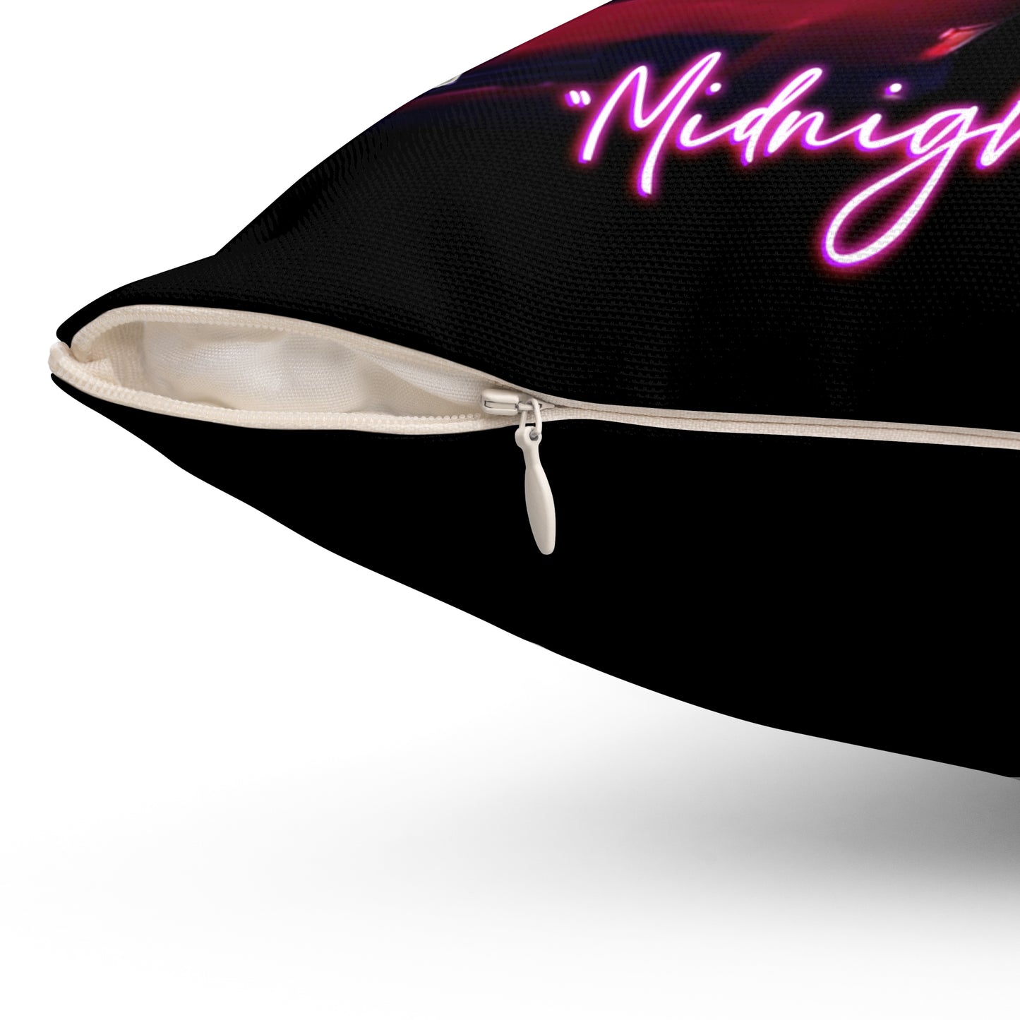 Midnight Drive Square Pillow Cushion