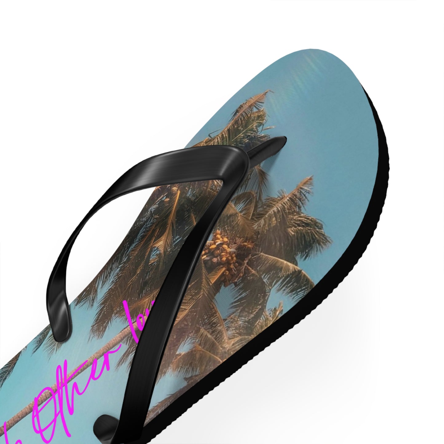 Palm Tree Logo Flip Flops