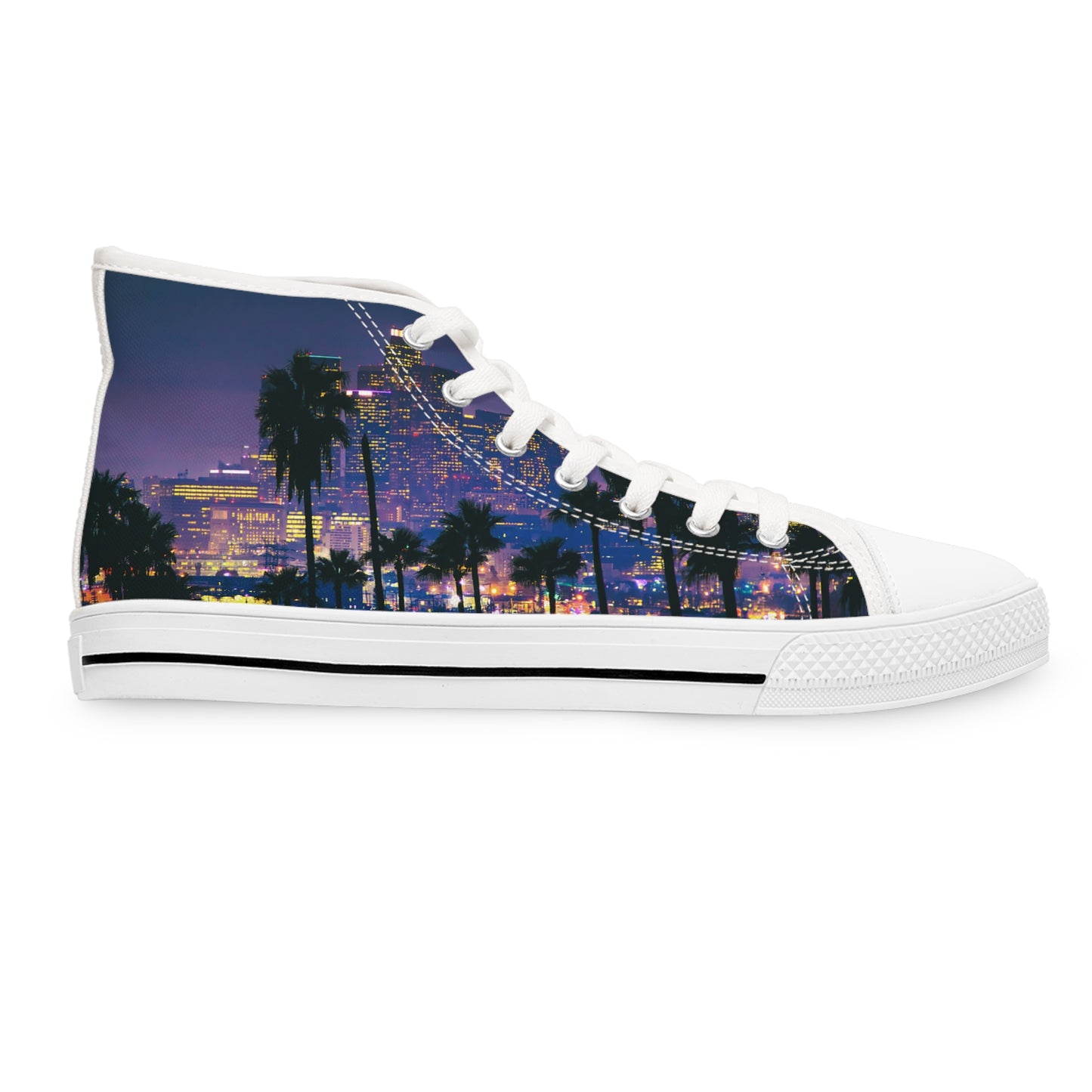 No Other Lover 'City Lights' Women's High Top Sneakers