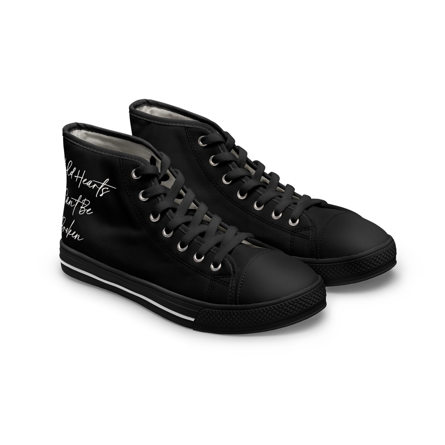 Women's 'Wild Hearts Can't Be Broken' High Top Sneakers