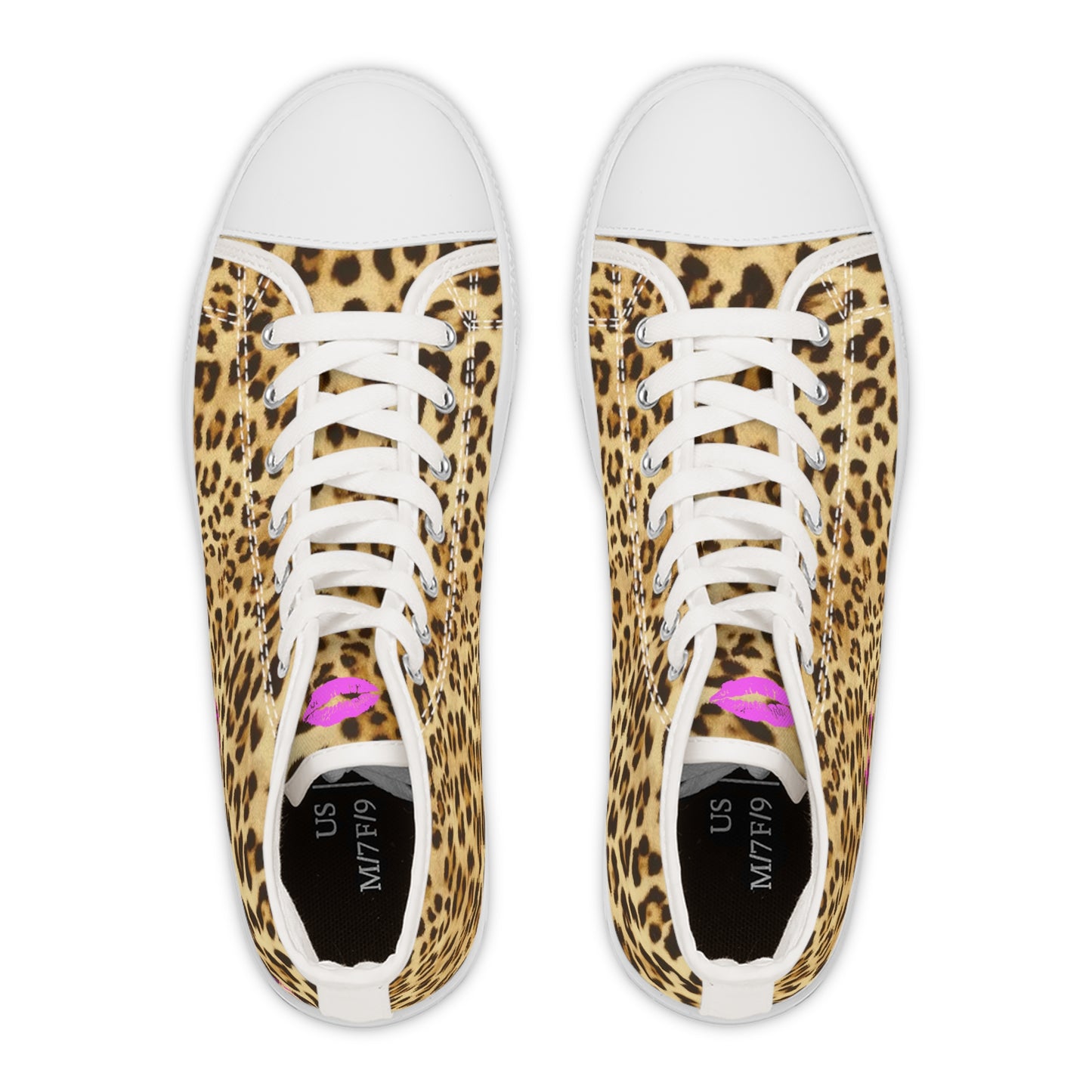 Leopard Love Women's High Top Sneakers