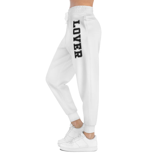 Lover White Logo Jogging Pants