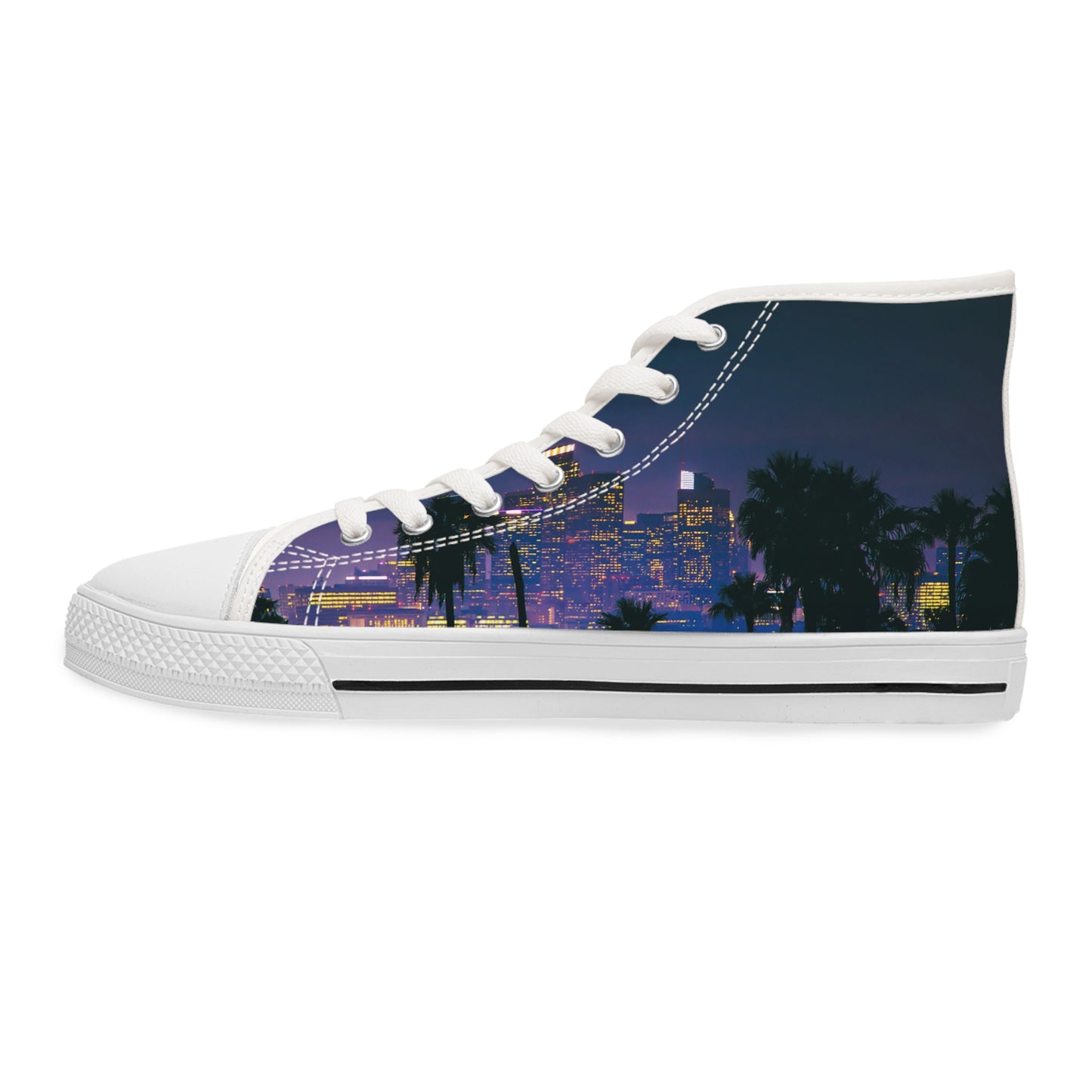 No Other Lover 'City Lights' Women's High Top Sneakers