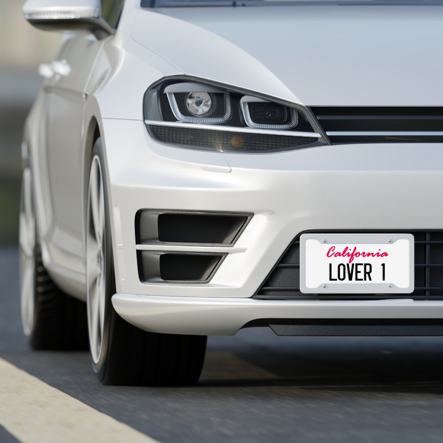 LOVER 1 California License Plate