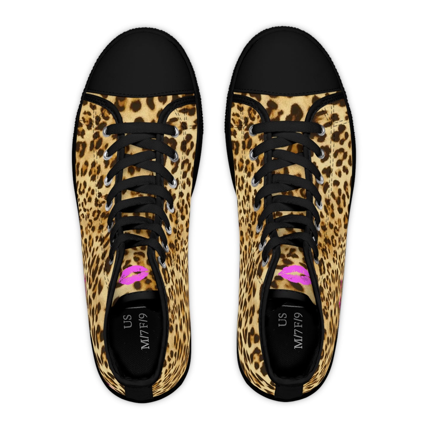 Leopard Love Women's High Top Sneakers