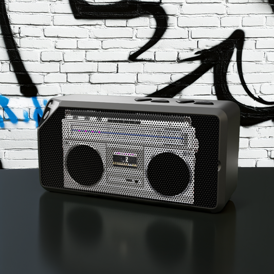 Ghetto Blaster 'Boom Box' Portable Bluetooth Speaker