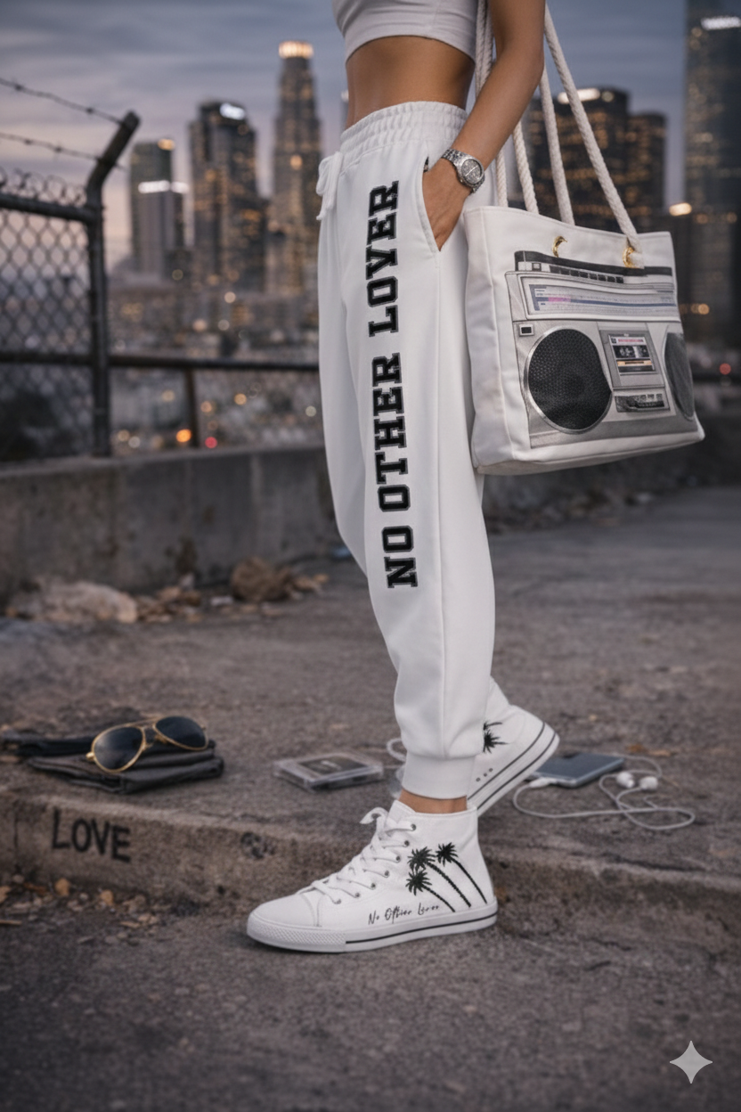 Ghetto Blaster Boombox Weekender Bag | Oversized Canvas Travel Tote | No Other Lover Retro Holdall