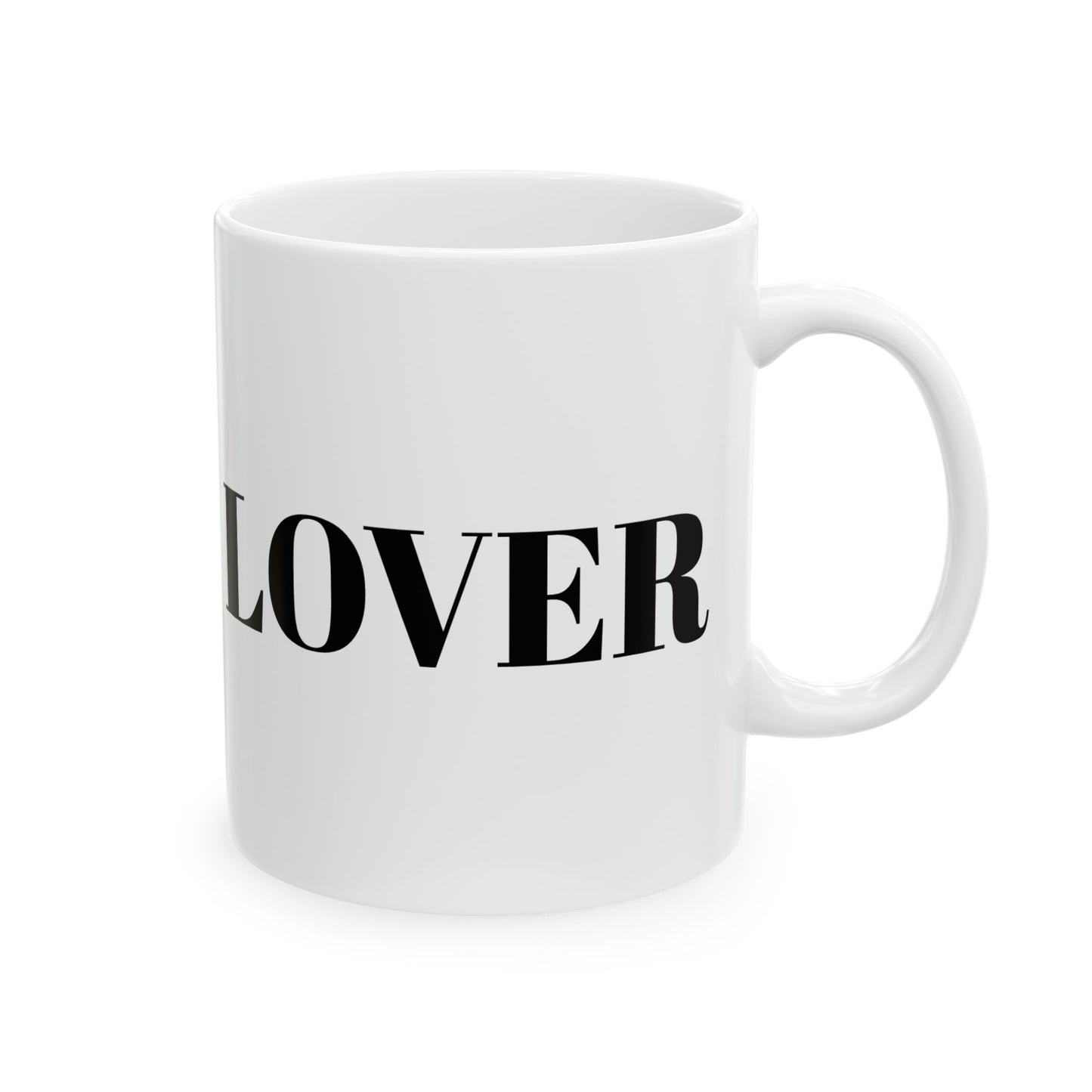 Kein anderer Liebhaber LIEBHABER Weiße Keramikkaffeetasse