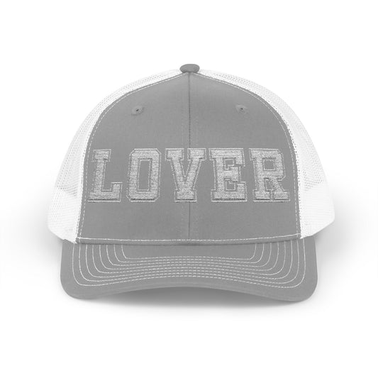 No Other Lover 'LOVER' Embroidered Snapback Trucker Cap, baseball hat