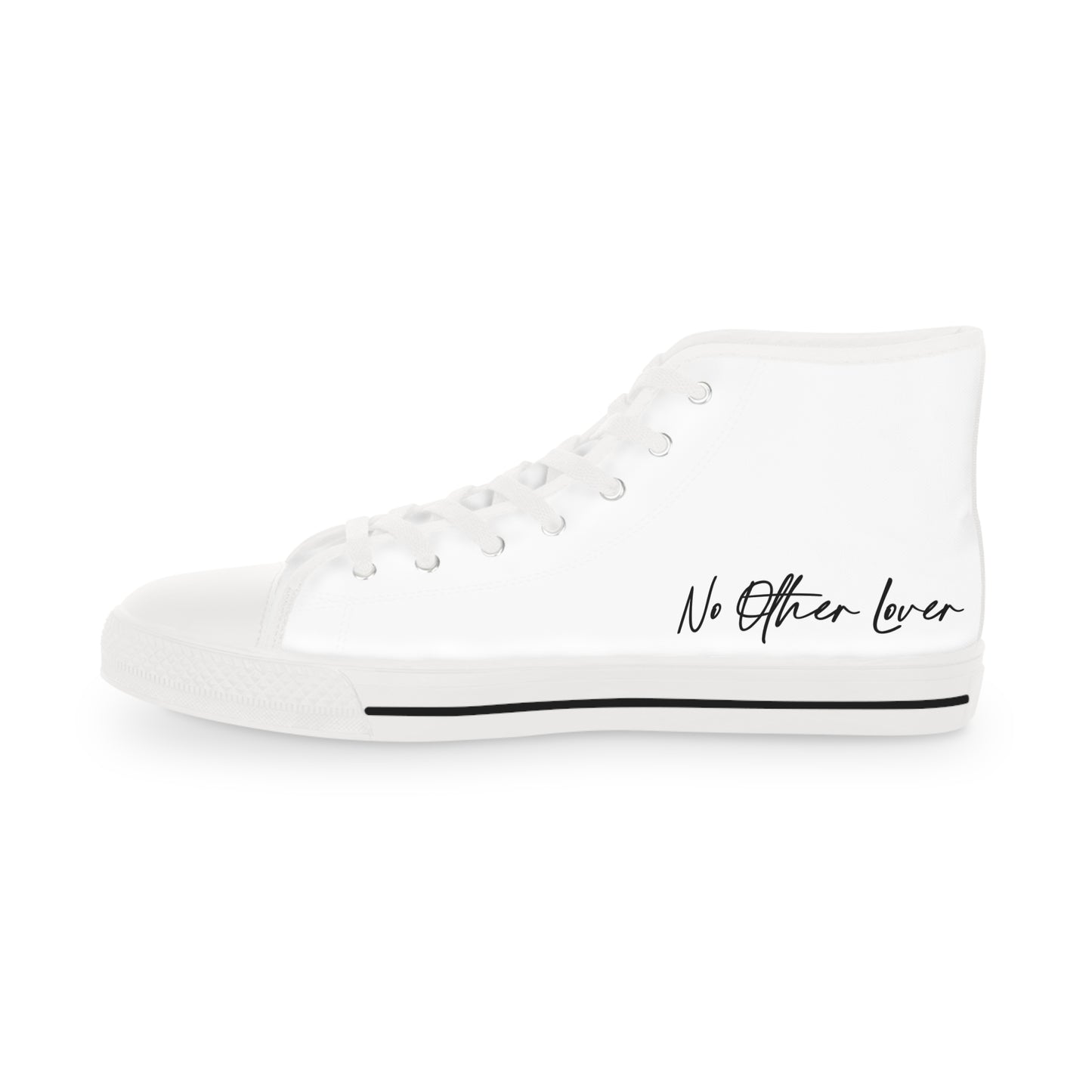 No Other Lover Men's High Top Logo Sneakers