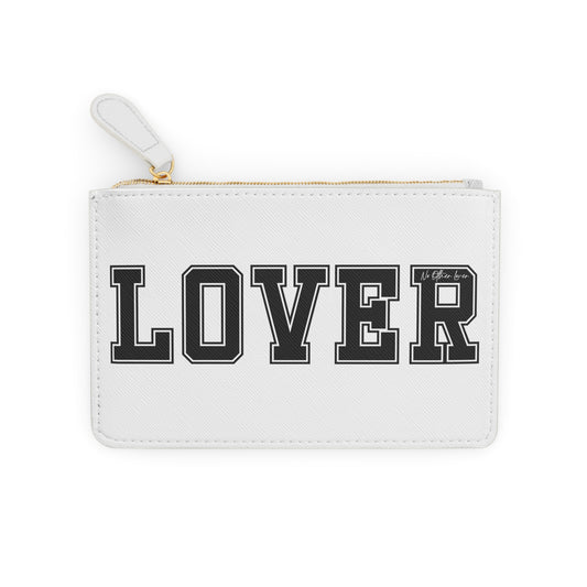LOVER Black & White Mini Clutch Bag