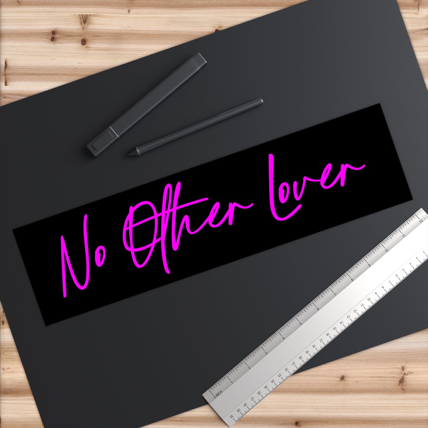 No Other Lover Bumper Sticker Black