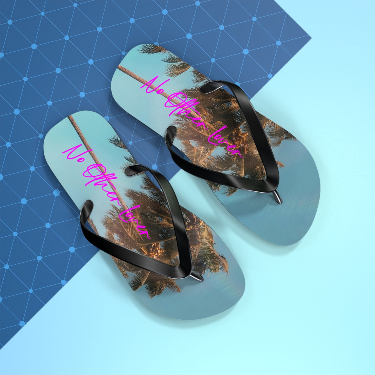 Palm Tree Logo Flip Flops
