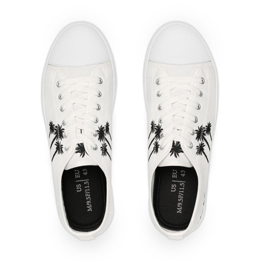 Palm Paradise Men's Low Top Sneakers