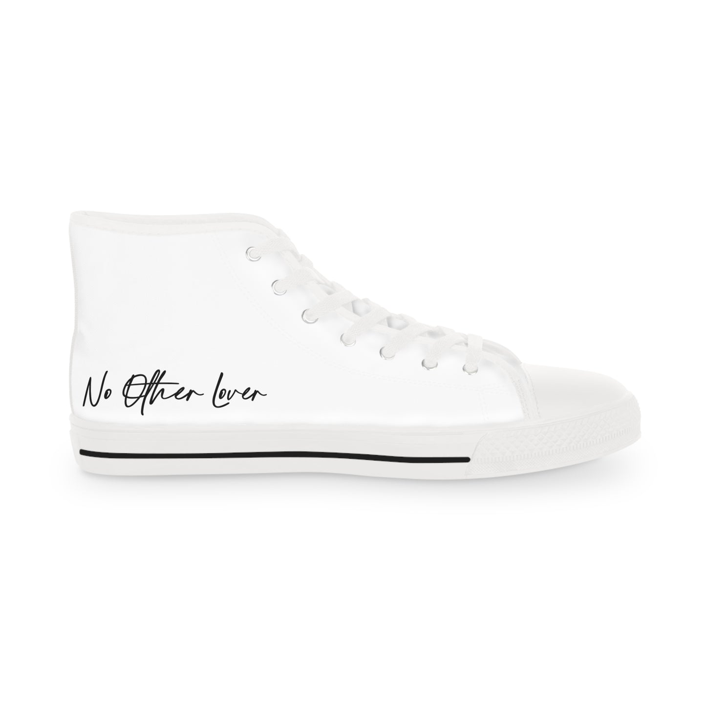 No Other Lover Men's High Top Logo Sneakers