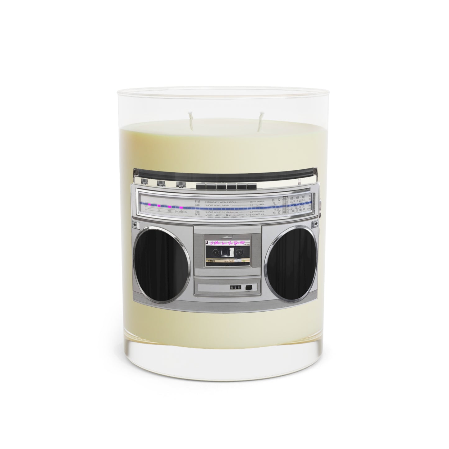 Ghetto Blaster 'Boombox' Scented Candle – White Tea & Fig
