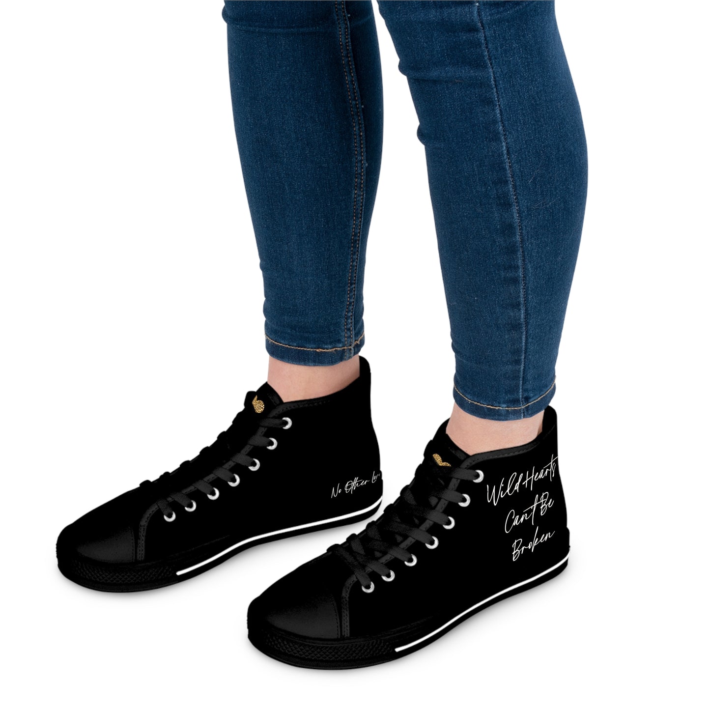 Women's 'Wild Hearts Can't Be Broken' High Top Sneakers