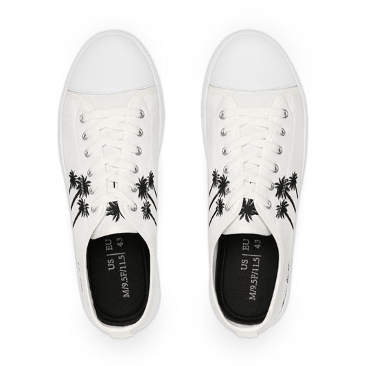 Palm Paradise Men's Low Top Sneakers
