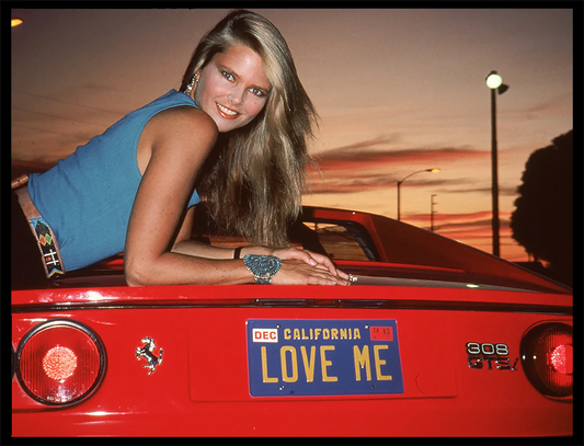 Love Me California License Plate