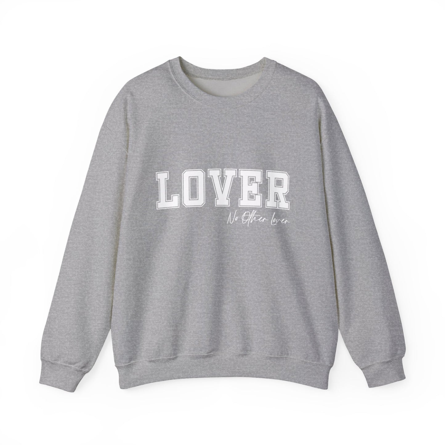 LOVER Varsity Sweatshirt - Unisex, Crewneck | No Other Lover Edition