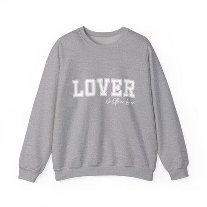 LOVER Varsity Sweatshirt - Unisex, Crewneck | No Other Lover Edition