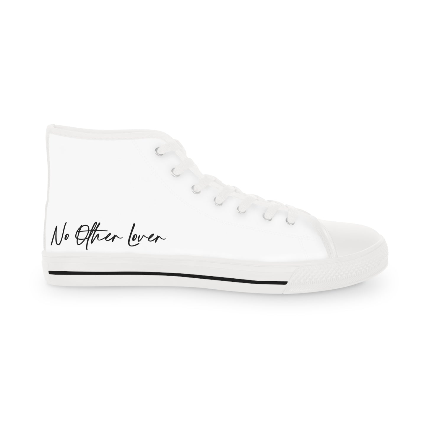 No Other Lover Men's High Top Logo Sneakers