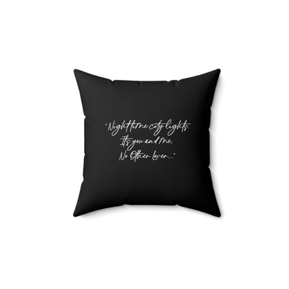 Midnight Drive Square Pillow Cushion