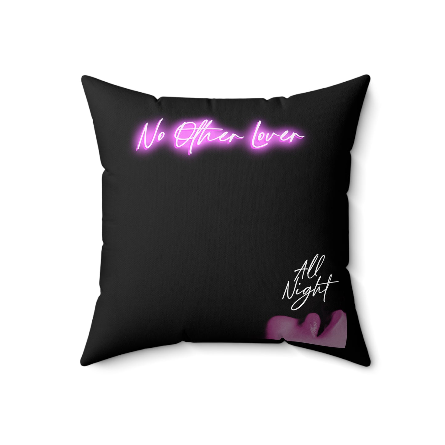 All Night Square Pillow