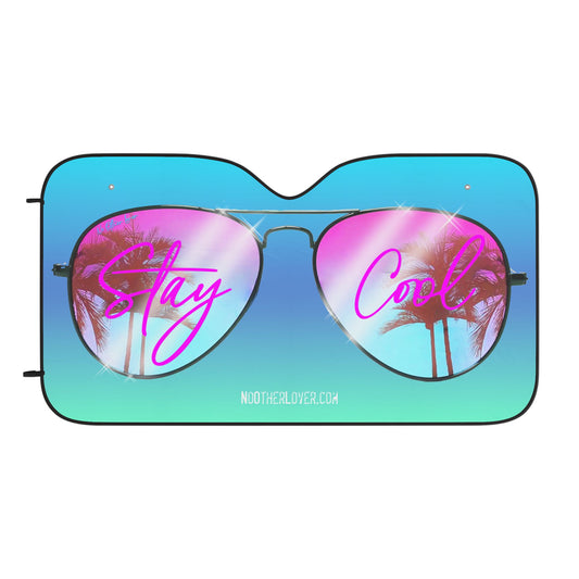 Stay Cool Aviators Car Sun Shade