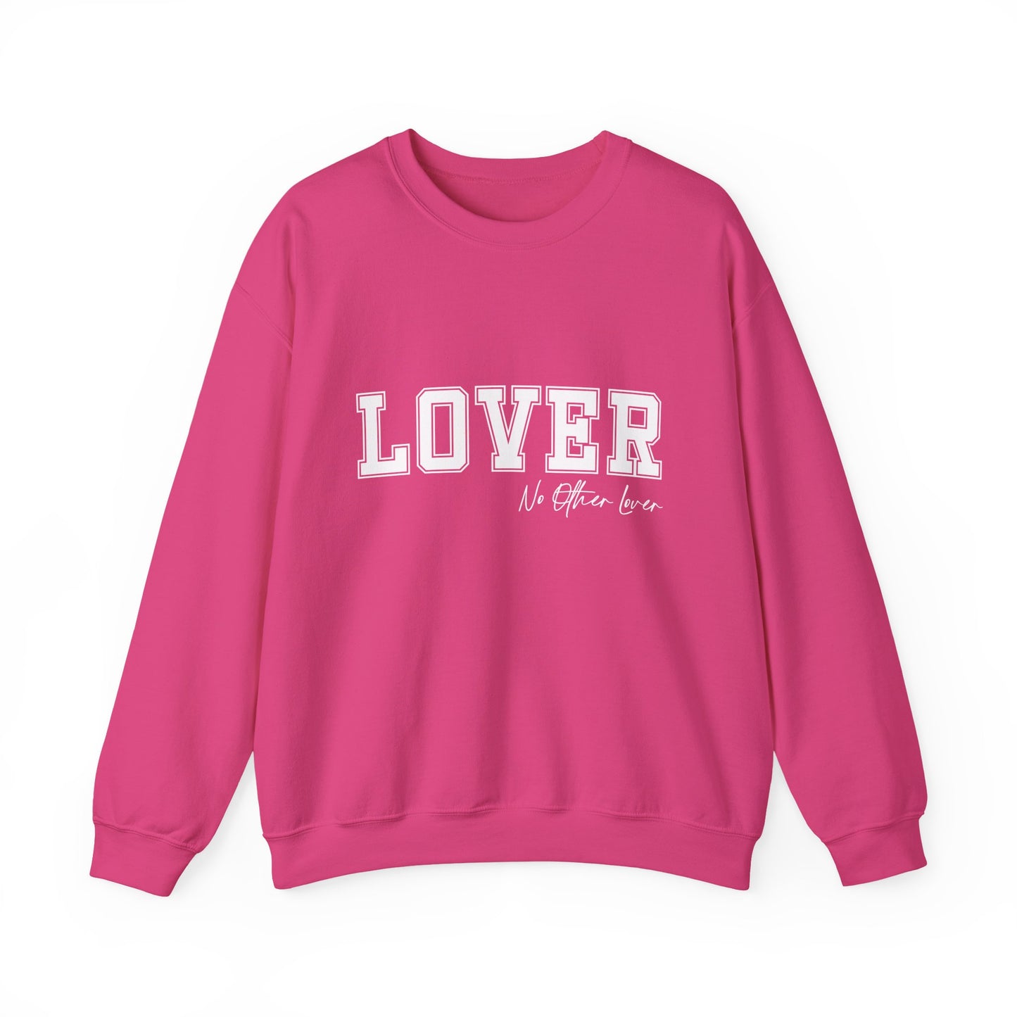 LOVER Varsity Sweatshirt - Unisex, Crewneck | No Other Lover Edition