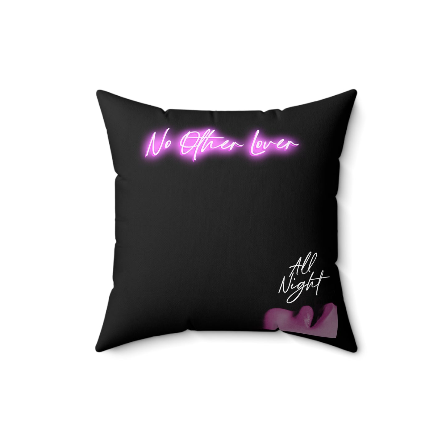 All Night Square Pillow