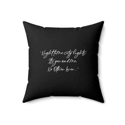 Midnight Drive Square Pillow Cushion