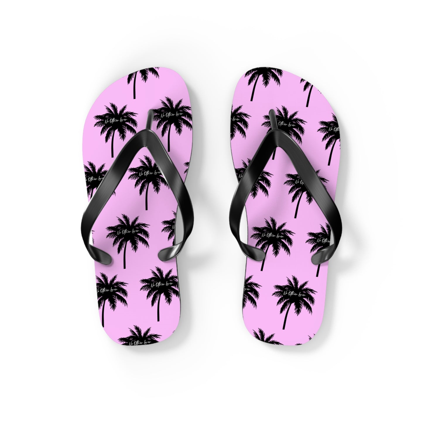 Palm Paradise Flip Flops - Pink