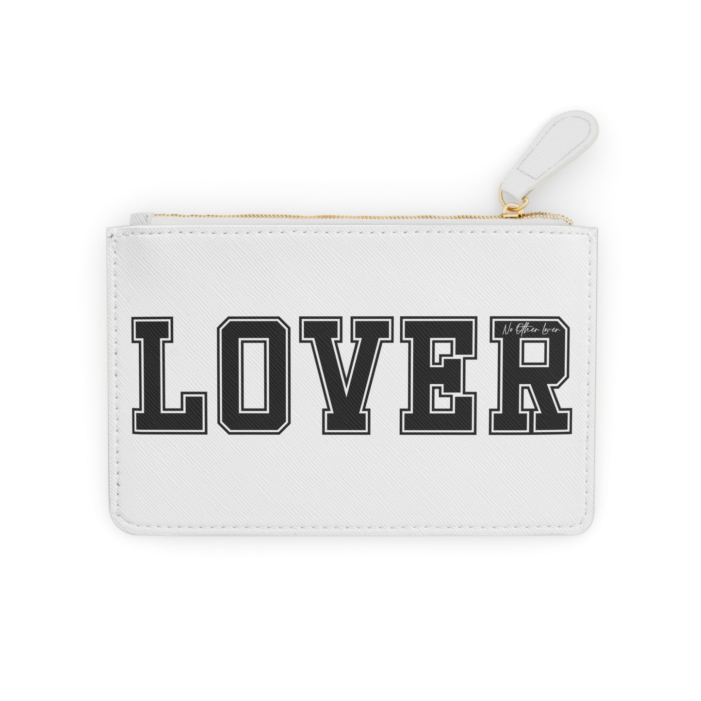 LOVER Black & White Mini Clutch Bag