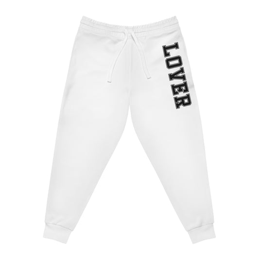 Lover White Logo Jogging Pants