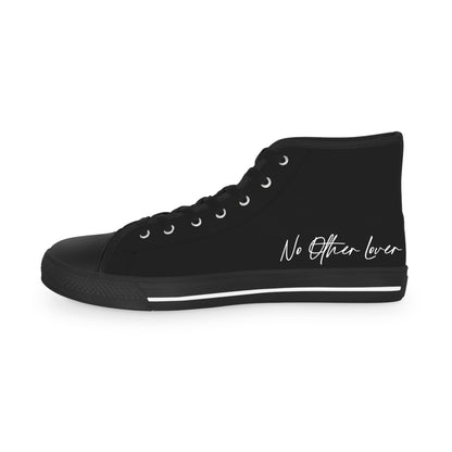 No Other Lover Men's High Top Logo Sneakers