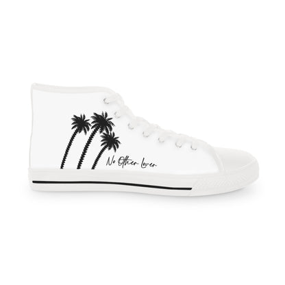 Palm Paradise Men's High Top Sneakers