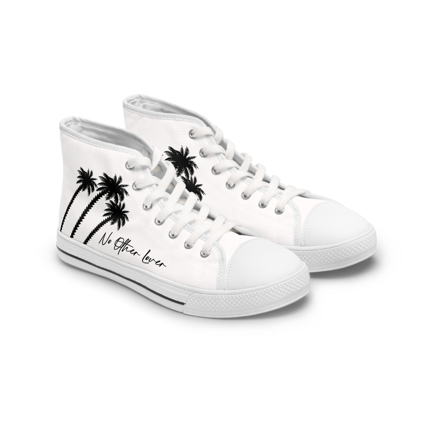 Palm Paradise Women's High Top Sneakers