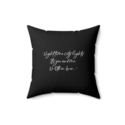 Midnight Drive Square Pillow Cushion