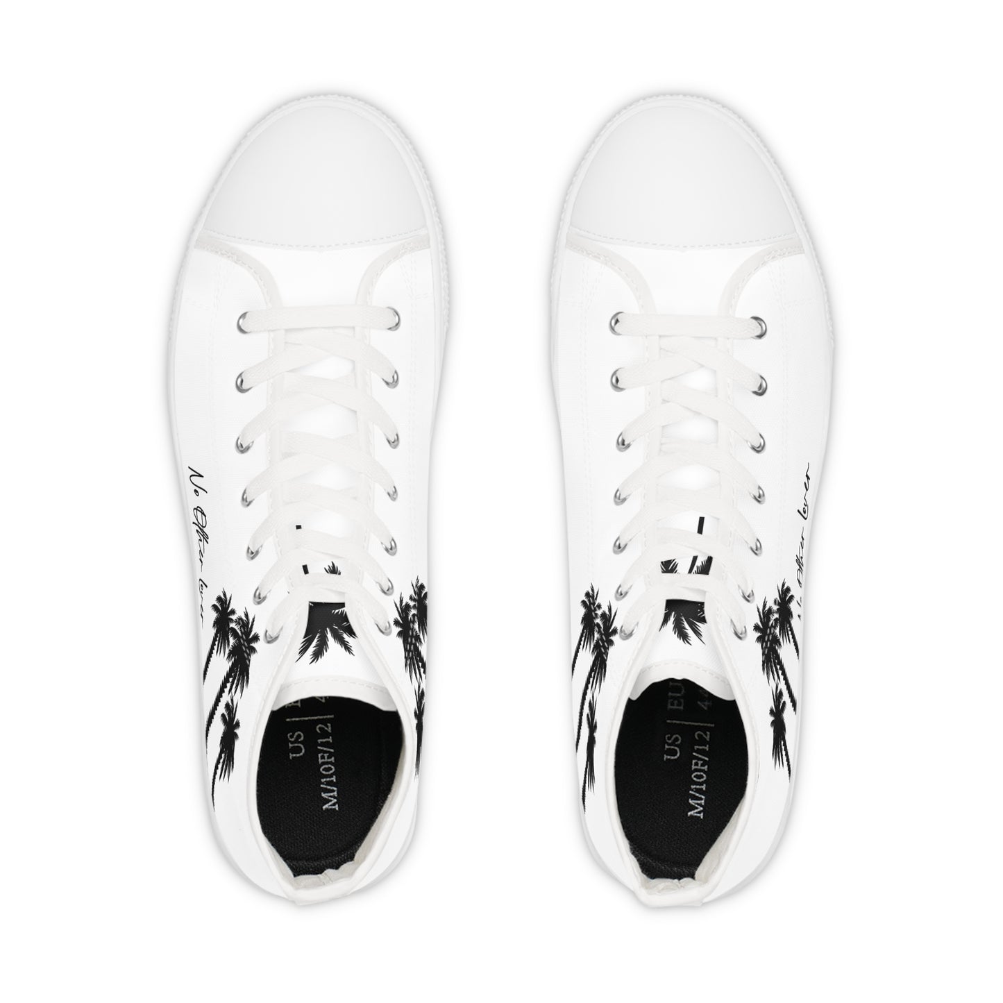 Palm Paradise Men's High Top Sneakers