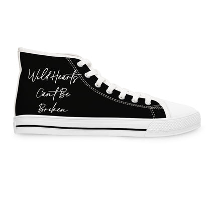 Women's 'Wild Hearts Can't Be Broken' High Top Sneakers