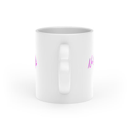 Lipstick Kiss Heart-Shaped Mug