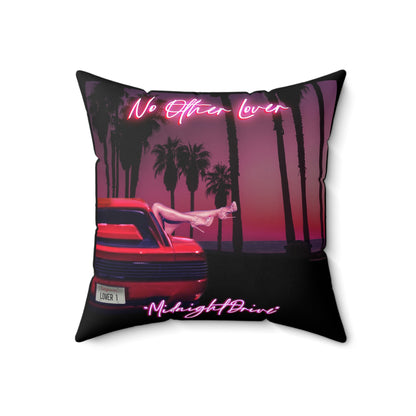 Midnight Drive Square Pillow Cushion