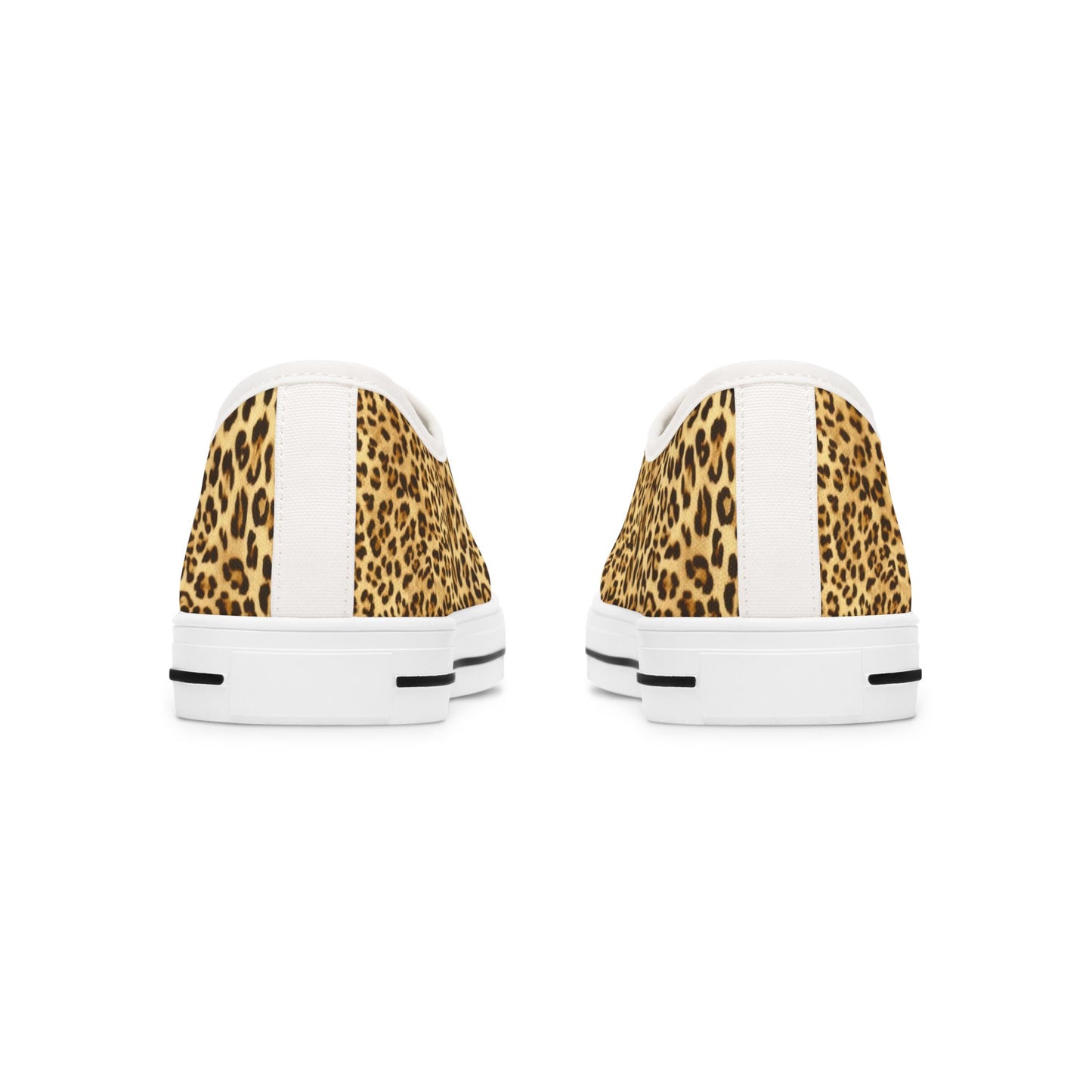 Leopard Print 'Wild' Women's Low Top Sneakers