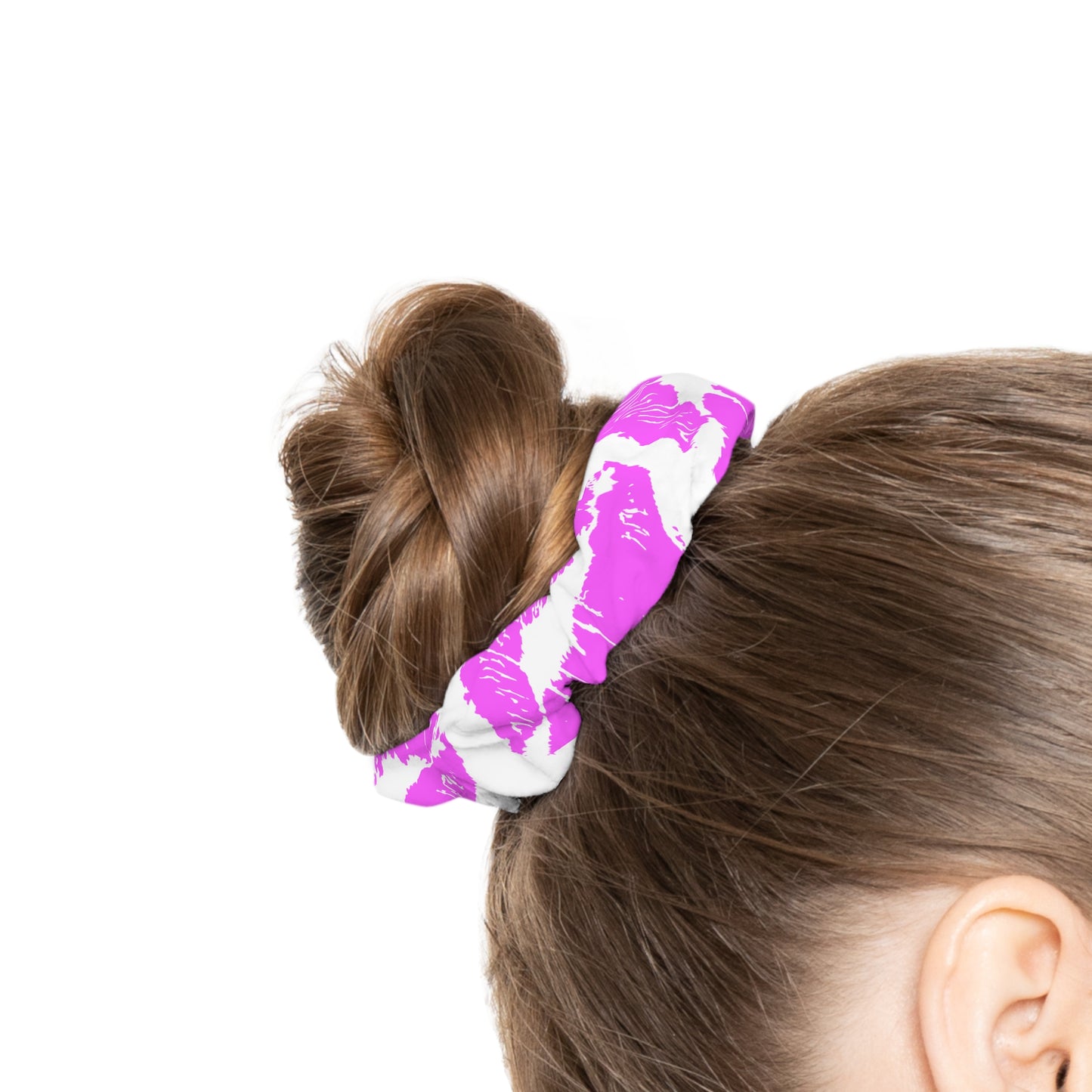 Pink Kisses Scrunchie